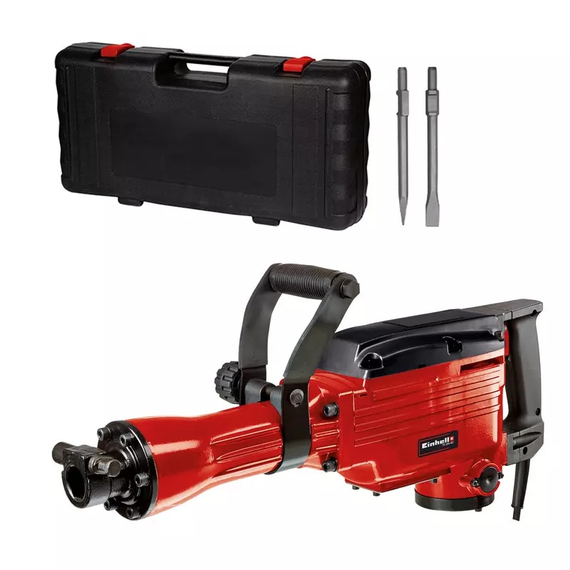 Ciocan demolator Einhell TC-DH 43, 1600 W, 230 V, 43 J, 1800 PPM, 30 mm dimensiune mandrina + 1 dalta plata + 1 dalta ascutita + maner suplimentar + geanta transport