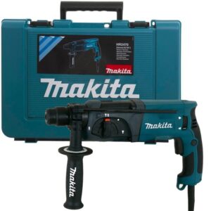 Ciocan rotopercutor Makita HR2470, 780W, 2.4J, 1100rpm, mandrina SDS-Plus, 3 functii