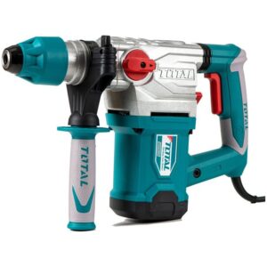 Ciocan rotopercutor Total TH115326, 1500 W, 5.5J, 220-240 V, 4400 percutii/min, SDS plus sistem prindere, 32 mm diametru maxim gaurire, 3 burghie , 1 dalta si 1 spit