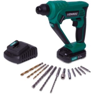 Ciocan rotopercutor VONROC, S_RH501DC, 20V, include 1 baterie 2.0 Ah si incarcator