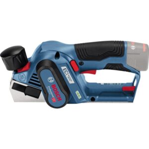 Rindea cu acumulator Bosch Professional GHO 12V-20, 56 mm latime lucru, 14.500 RPM, 17 mm adancime falt + 2 cutite de rindea